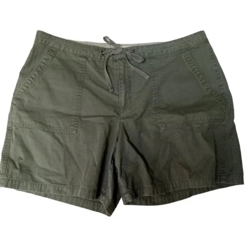 Old Navy Women's/Teen Olive Green Khaki Shorts Size 14